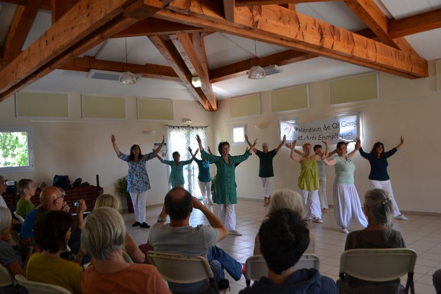 Démonstration de Qi Gong