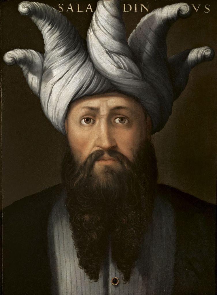 Portrait de Saladin (1138 - 1193) par Cristofano dell'Altissimo (1525 - 1605), vers 1552-1558