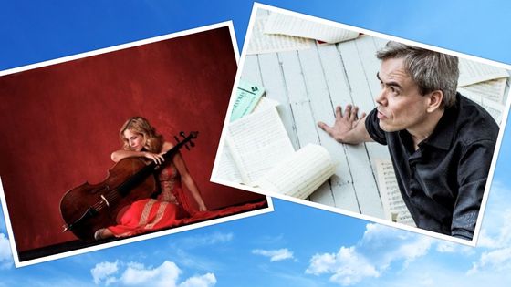Hannu Lintu (photo Veikko Kähkönen) / Sol Gabetta (photo Uwe Arens)