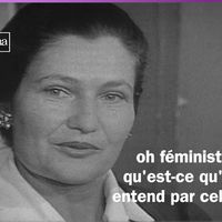 Simone Veil en 1974, à l'ORTF