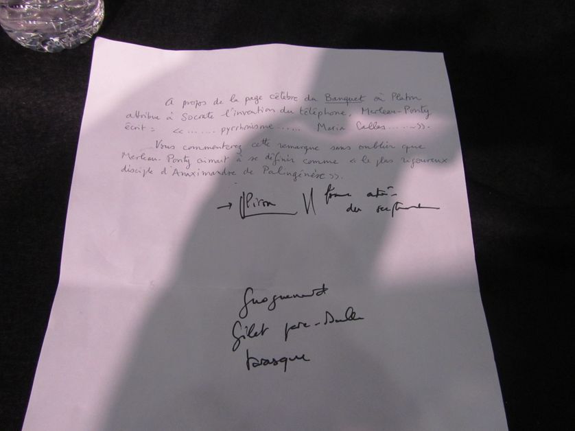 Le sujet de dissert
