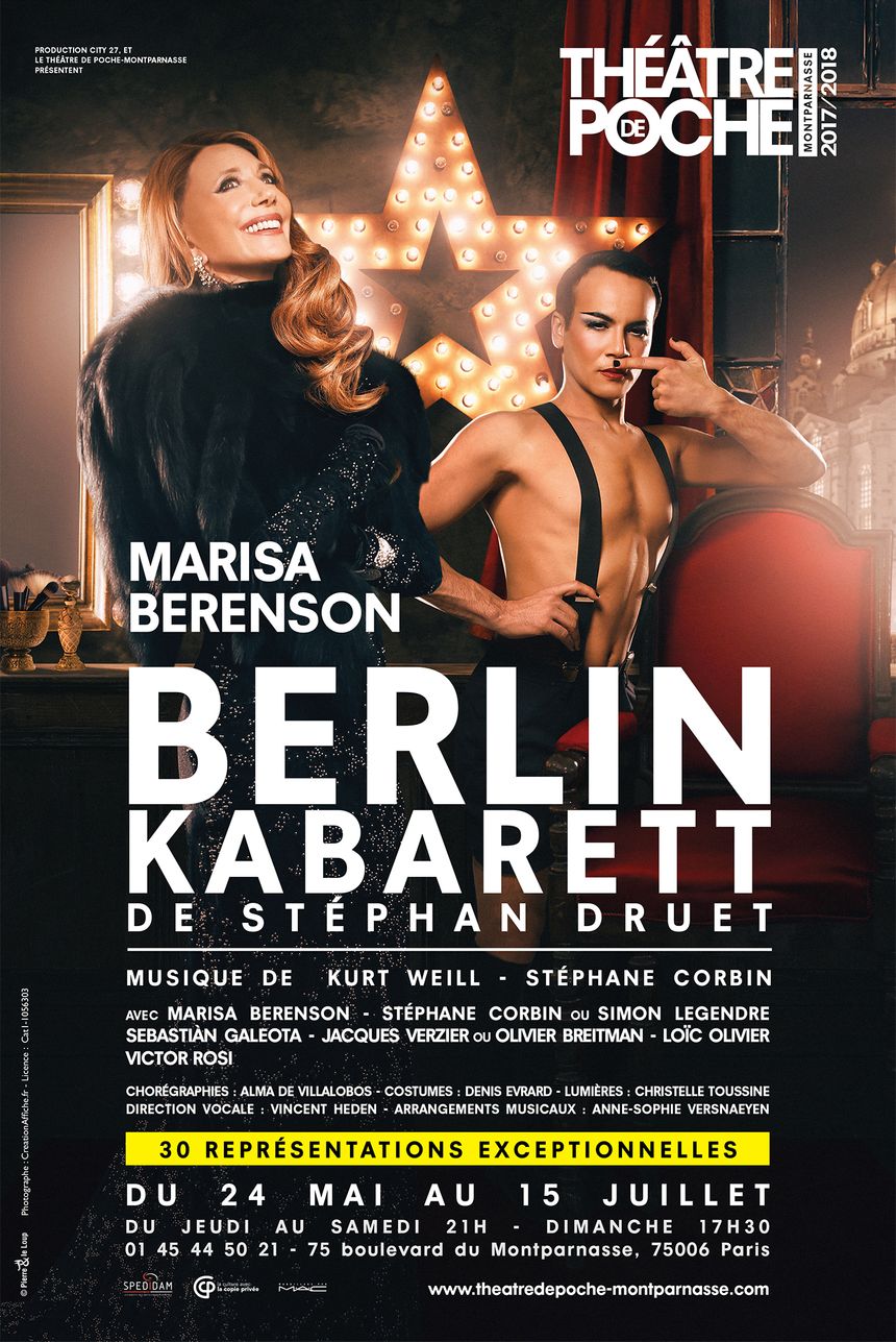 Berlin Kabarett, Stéphan Druet (du 24 mai au 15 juillet)