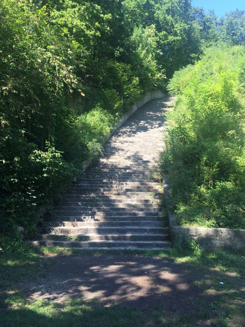 L'escalier de la mort de Mauthausen