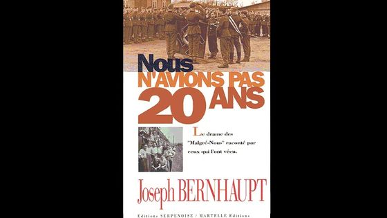 "Nous n'avions pas 20 ans" de Joseph Bernahaupt, 1994 - Serpenoise et Martelle éditions