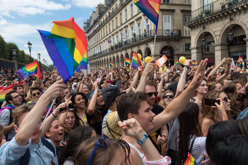 La 40e marche des fiertés parisienne en 2017