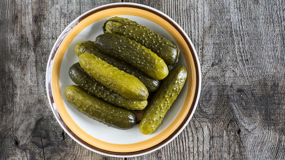 Cornichons pickles