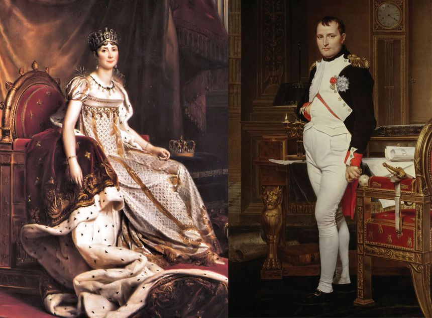 Joséphine de Beauharnais et Napoléon
