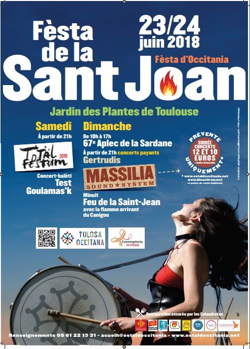 Affiche Fèsta Sant Joan, Fèsta d'Occitania