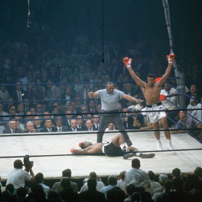 Mohamed Ali et Sonny Liston le 25 mai 1925.