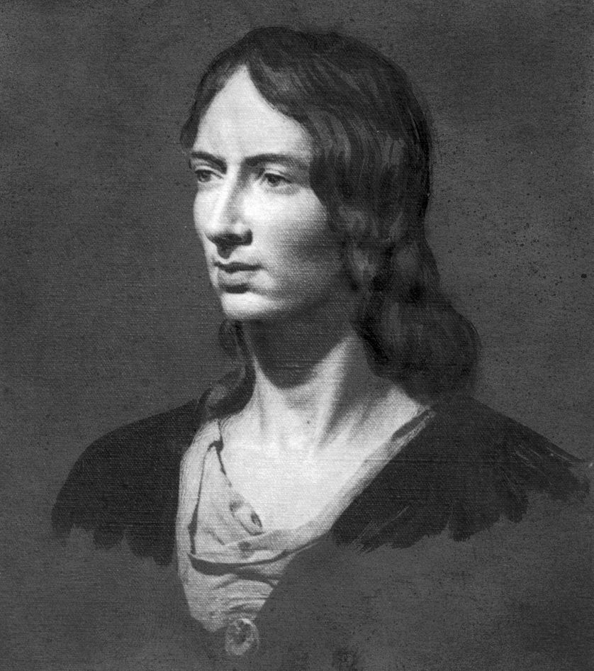 Portrait d'Emily Brontë (1818 - 1848)