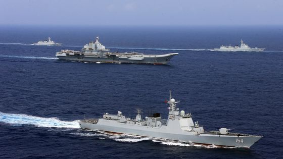 Depuis quelques années, les ressources naturelles de la mer de Chine méridionale et sa position stratégique excitent les convoitises et les revendications de tous ©AFP - STRINGER / IMAGINECHINA