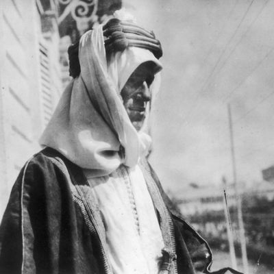 Portrait de Lawrence d'Arabie entre 1914 et 1918.