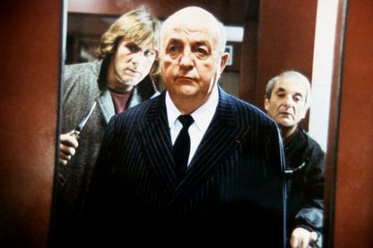 Bernard Blier dans "Buffet froid", réalisé par Bertrand Blier, avec Gérard Depardieu et Jean Carmet Bernard Blier dans "Buffet froid", réalisé par Bertrand Blier, avec Gérard Depardieu et Jean Carmet