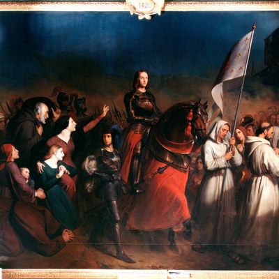 Jeanne d'Arc entrant à Orléans, par Henry Sheffer