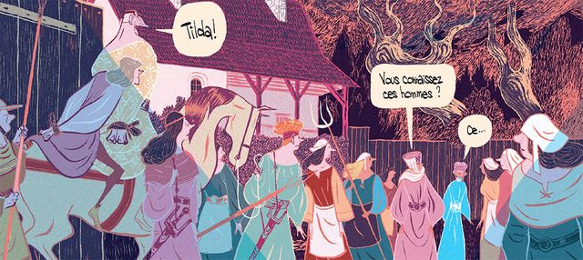 Détail d'une planche de "L'Âge d'or" de Roxanne Moreil et Cyril Pedrosa