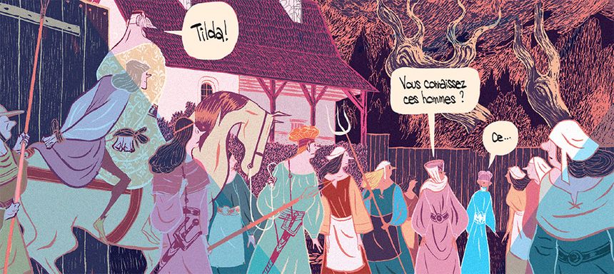 Détail d'une planche de "L'Âge d'or" de Roxanne Moreil et Cyril Pedrosa