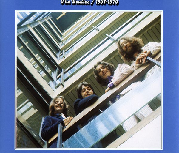 CD Beatles Album bleu