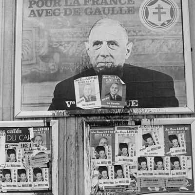 Affiche pour les élections législatives 1967