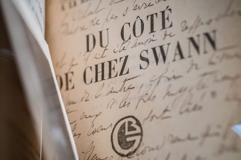 Manuscrit original de l'ouvrage de Proust