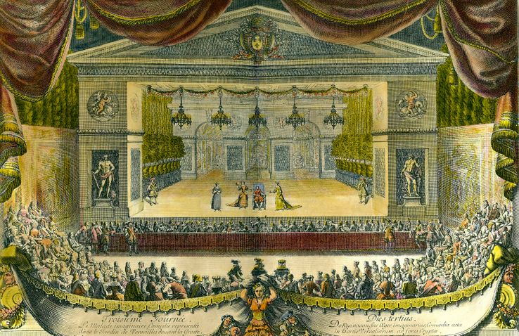 La Comédie-Française n'a eu de cesse de jouer pour le pouvoir. Ici une représentation du Malade Imaginaire à Versailles.