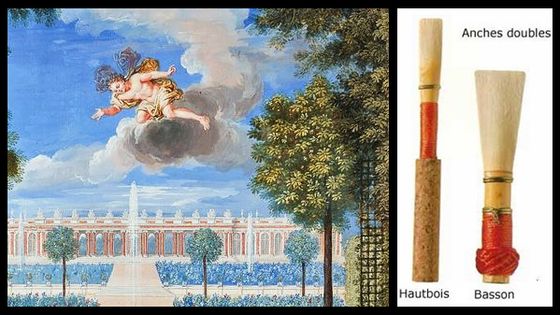 Vue des parterres du Trianon avec Flore et Zephyr, gouache de Jean Cotelle (1688) © Christophe Fouin / Château de Versailles