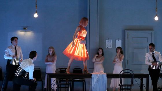 Scène d'Ariane à Naxos, mise en scène de Katie Mitchell, dramaturge Martin Crimpen - Pascal Victor