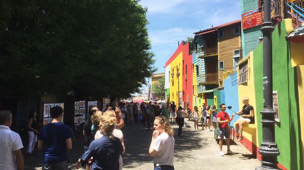 El Caminito : les maisons de toutes les couleurs du port de La Boca