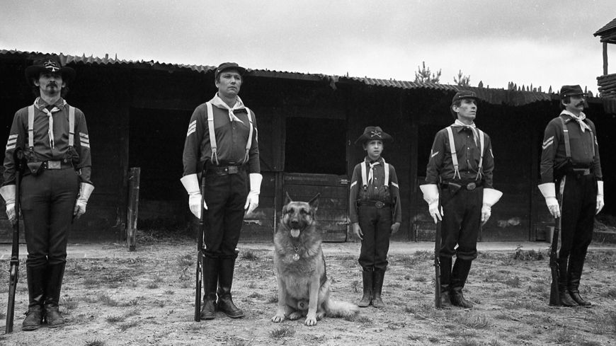 Mabrouk, alias Rintintin dans l'épisode "L'attaque du train"