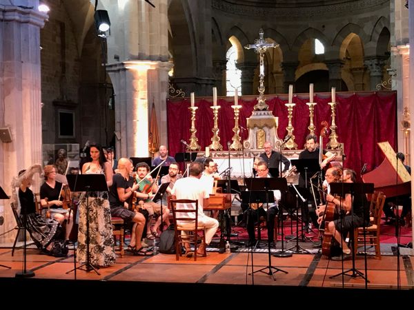 Répétition de l'Accademia bizantina et Ottavio Dantone le 27 juillet 2018 à Beaune