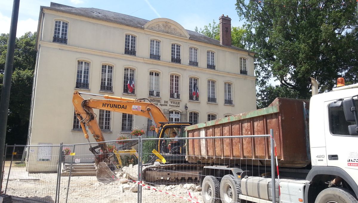 des travaux qui font polemique a villeneuve sur yonne