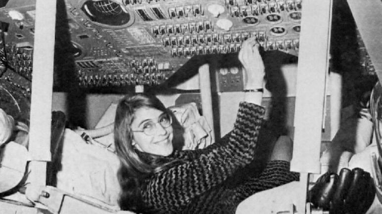 Margaret Hamilton durant le programme Apollo.