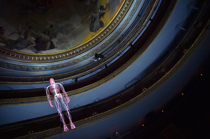 "Inside" de Daniel Firman, à l'Opéra Graslin, à Nantes, dans le cadre du Voyage à Nantes