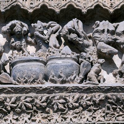 Bas-relief de la Cathedral of Santa Maria de Regla en Espagne