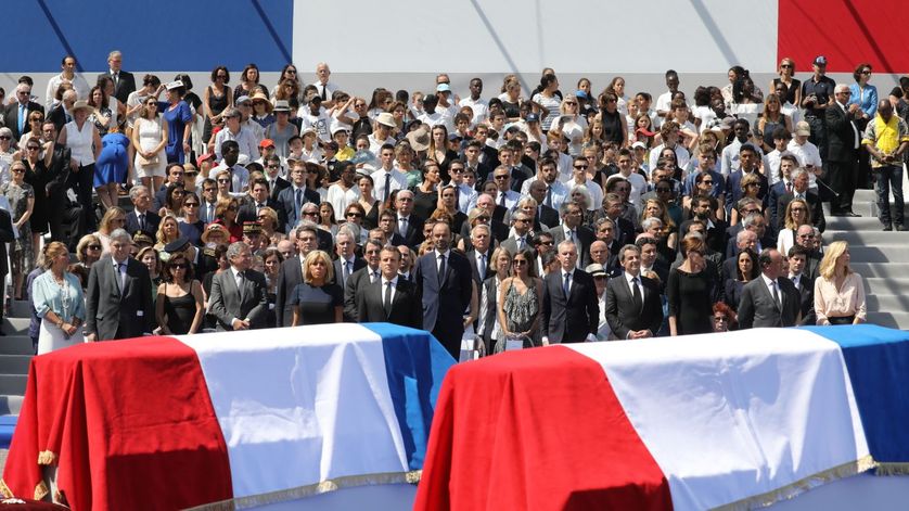 Simone et Antoine Veil au Panthéon le 1er juillet