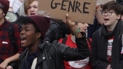 19ème Marche «Existrans» pour les droits des personnes trans et intersexes à Paris - octobre 2015 ©AFP - Source AFP - Photo by Vincent Palmier