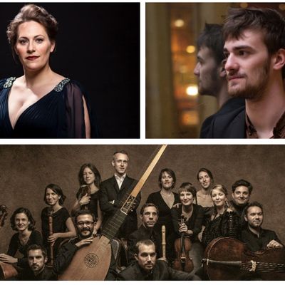 Lucile Richardot, Robin Pharo, Sébastien Daucé avec l'Ensemble Correspondances