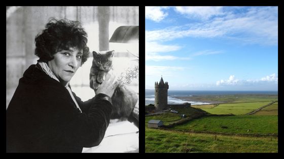 Colette et une plaine irlandaise ©Getty - Hulton Archive