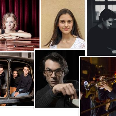 Florian Noack , Adélaïde Ferrière, Pixelophonia, Les Confrères, Elise Bertrand et Florent Nagel