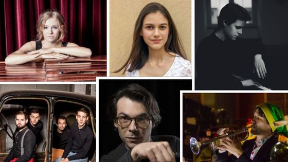 Florian Noack , Adélaïde Ferrière, Pixelophonia, Les Confrères, Elise Bertrand et Florent Nagel
