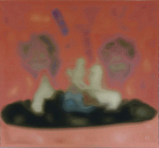 La tapisserie "La Vue" de la Dame à la Licorne, revue par l'artiste contemporain Claude Rutault en 2018