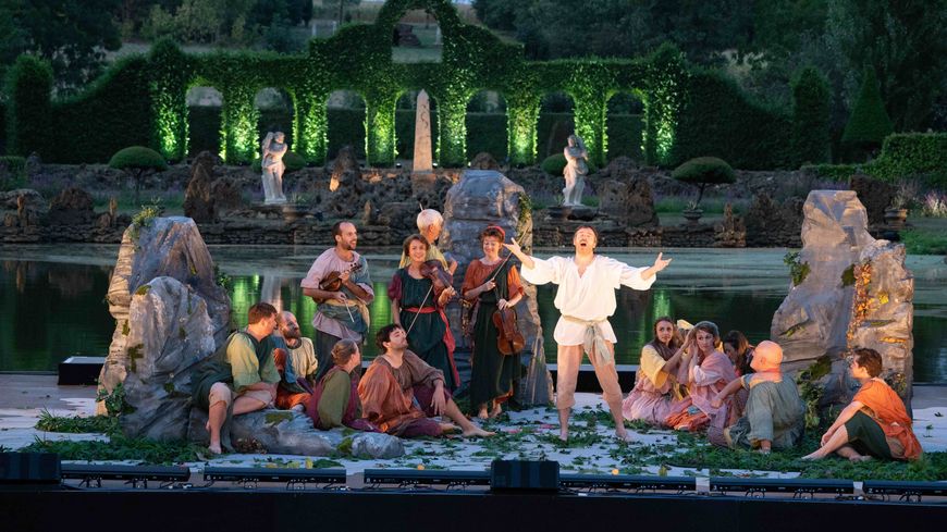 L'Orfeo de Monteverdi, présenté au festival "Dans les Jardins de William Christie" sous la direction de Paul Agnew