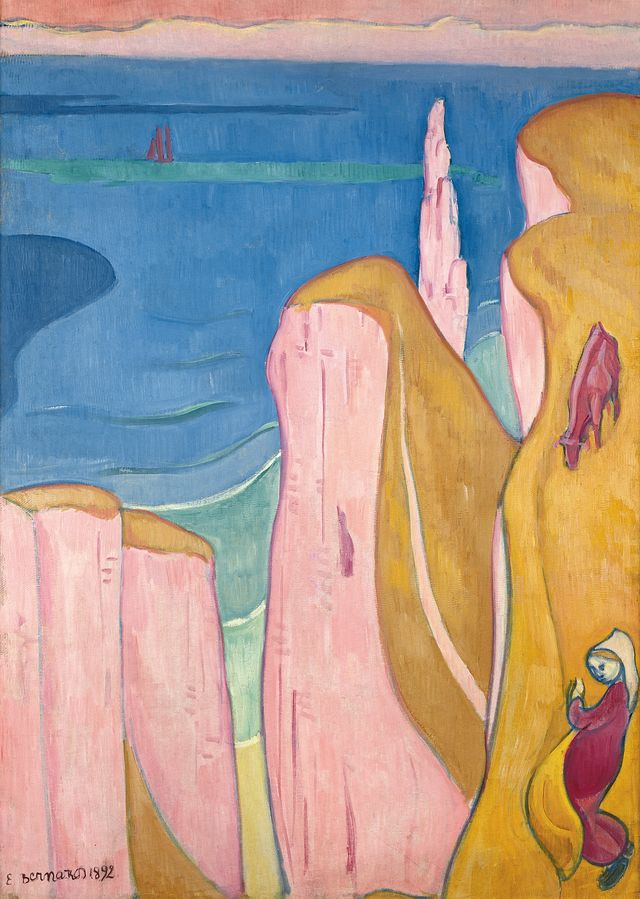 Emile Bernard Les falaises d'Yport