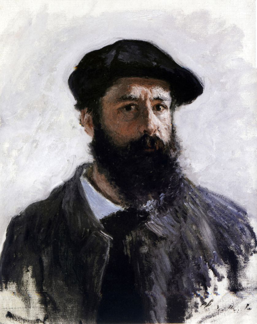 Claude Monet "autoportrait au beret" 1886