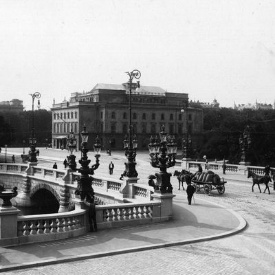 La ville de Goteborg en Suède et son Opéra en 1900