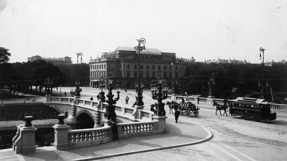 La ville de Goteborg en Suède et son Opéra en 1900 ©Getty - Hulton Archive