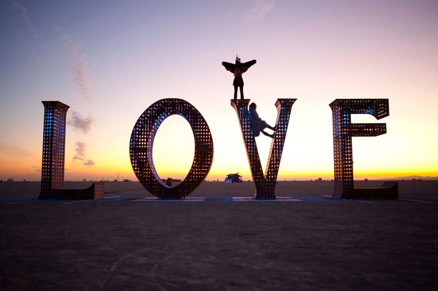À Burning Man en 2013