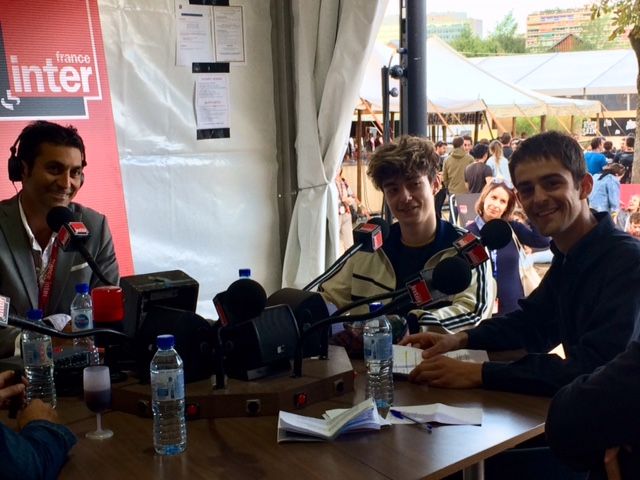 Guillaume et Victor, les deux stagiaires du Club estival en direct du Festival Rock en Seine