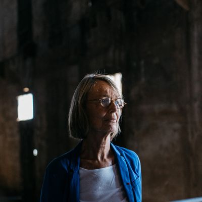 Françoise Nyssen en visite au Camp des Milles le 23 août 2018