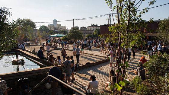 Photo prise lors de la première semaine d'ouverture de La Cité Fertile - © La Cité Fertile