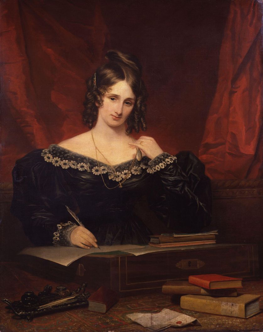 Mary Shelley, 1831, par Samuel John Stump (1778-1863)